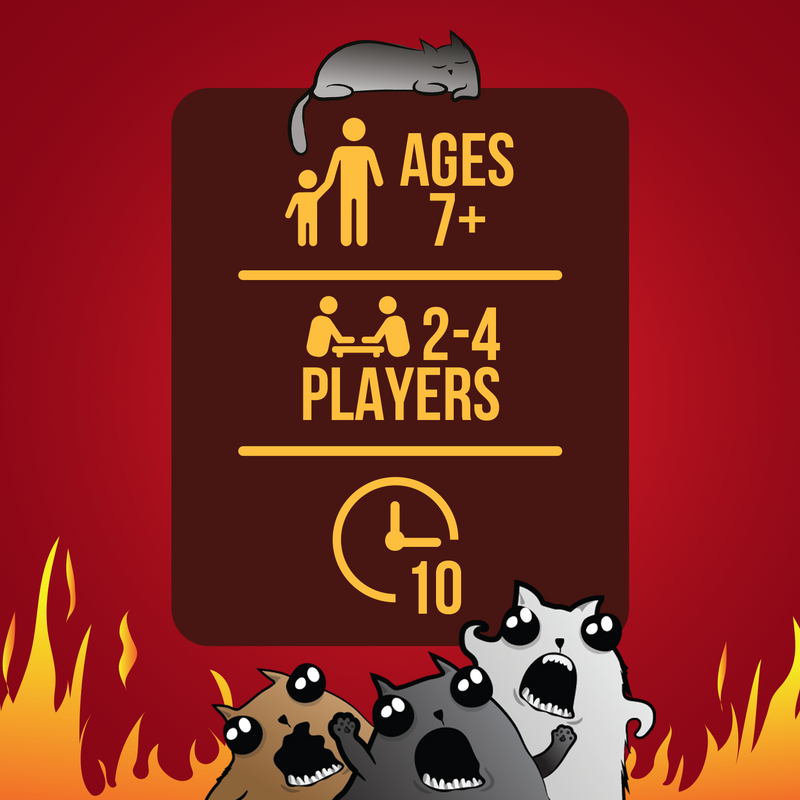 Exploding Kittens Original: Grab &amp; Game Edition-Exploding Kittens-Ace Cards &amp; Collectibles