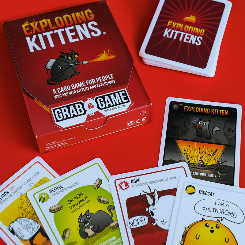 Exploding Kittens Original: Grab & Game Edition-Exploding Kittens-Ace Cards & Collectibles