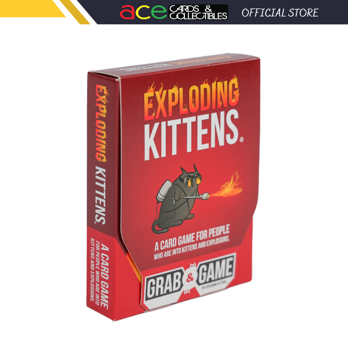 Exploding Kittens Original: Grab &amp; Game Edition-Exploding Kittens-Ace Cards &amp; Collectibles