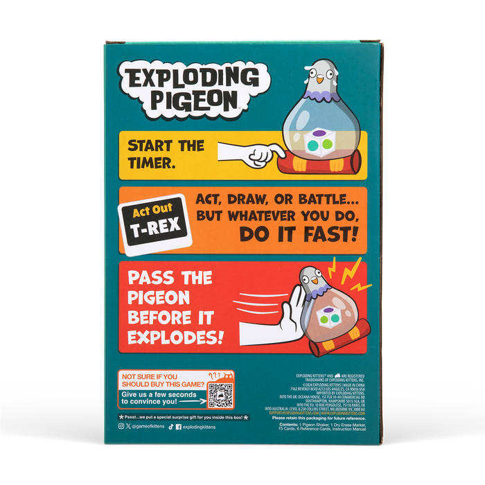 Exploding Kittens: Pigeon EN Board Game-Exploding Kittens-Ace Cards & Collectibles