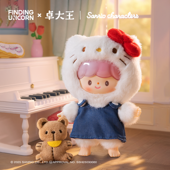 FINDING UNICORN Sanrio X Zzoton Love League Buddies Series Blind Box-Single Box (Random)-Finding Unicorn-Ace Cards & Collectibles