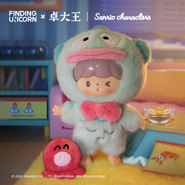 FINDING UNICORN Sanrio X Zzoton Love League Buddies Series Blind Box-Single Box (Random)-Finding Unicorn-Ace Cards & Collectibles