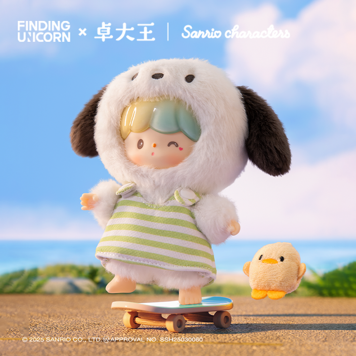 FINDING UNICORN Sanrio X Zzoton Love League Buddies Series Blind Box-Single Box (Random)-Finding Unicorn-Ace Cards & Collectibles