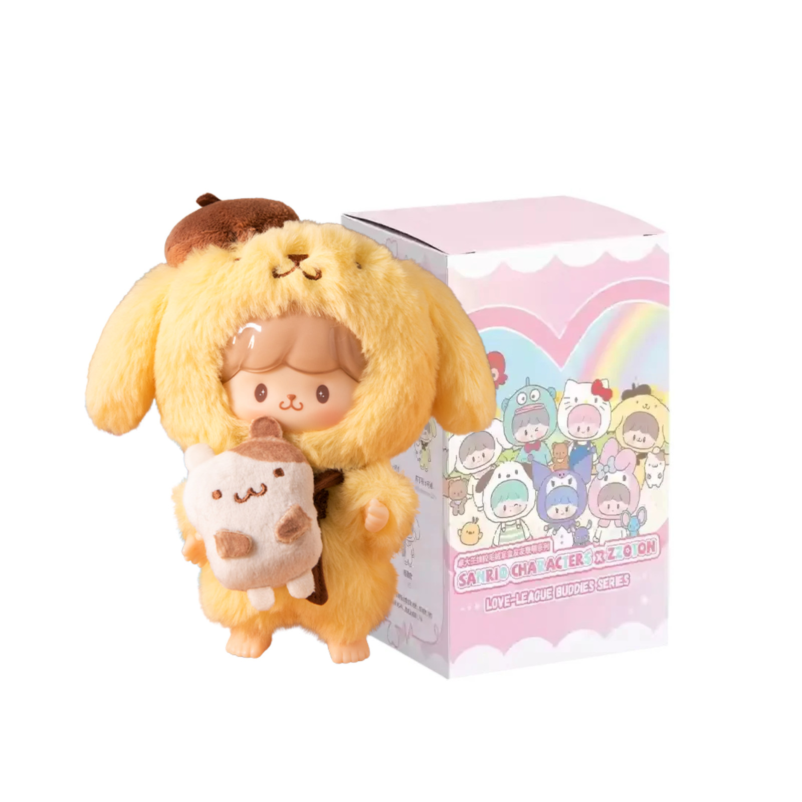 FINDING UNICORN Sanrio X Zzoton Love League Buddies Series Blind Box-Single Box (Random)-Finding Unicorn-Ace Cards & Collectibles