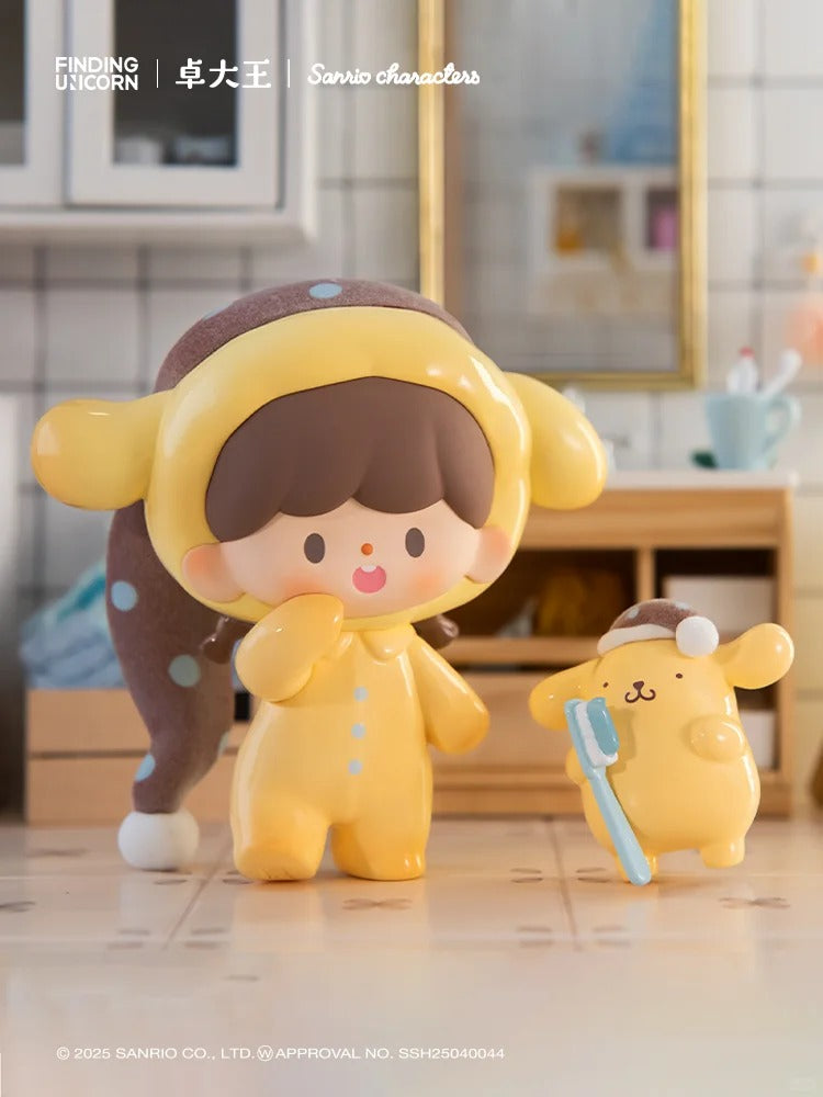 FINDING UNICORN Sanrio X Zzoton Preparation Before Bedtime Series Blind Box-Single Box (Random)-Finding Unicorn-Ace Cards & Collectibles