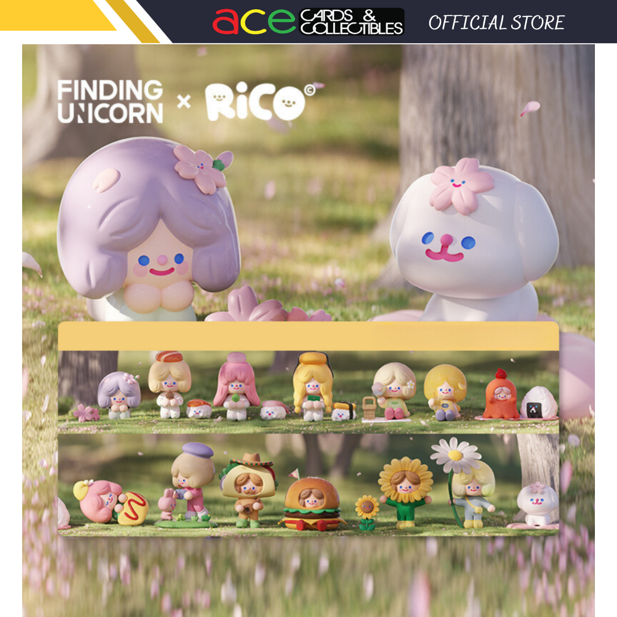 FINDING UNICORN X RiCO Happy Picnic Together Series Blind Box-Single Box (Random)-Finding Unicorn-Ace Cards & Collectibles