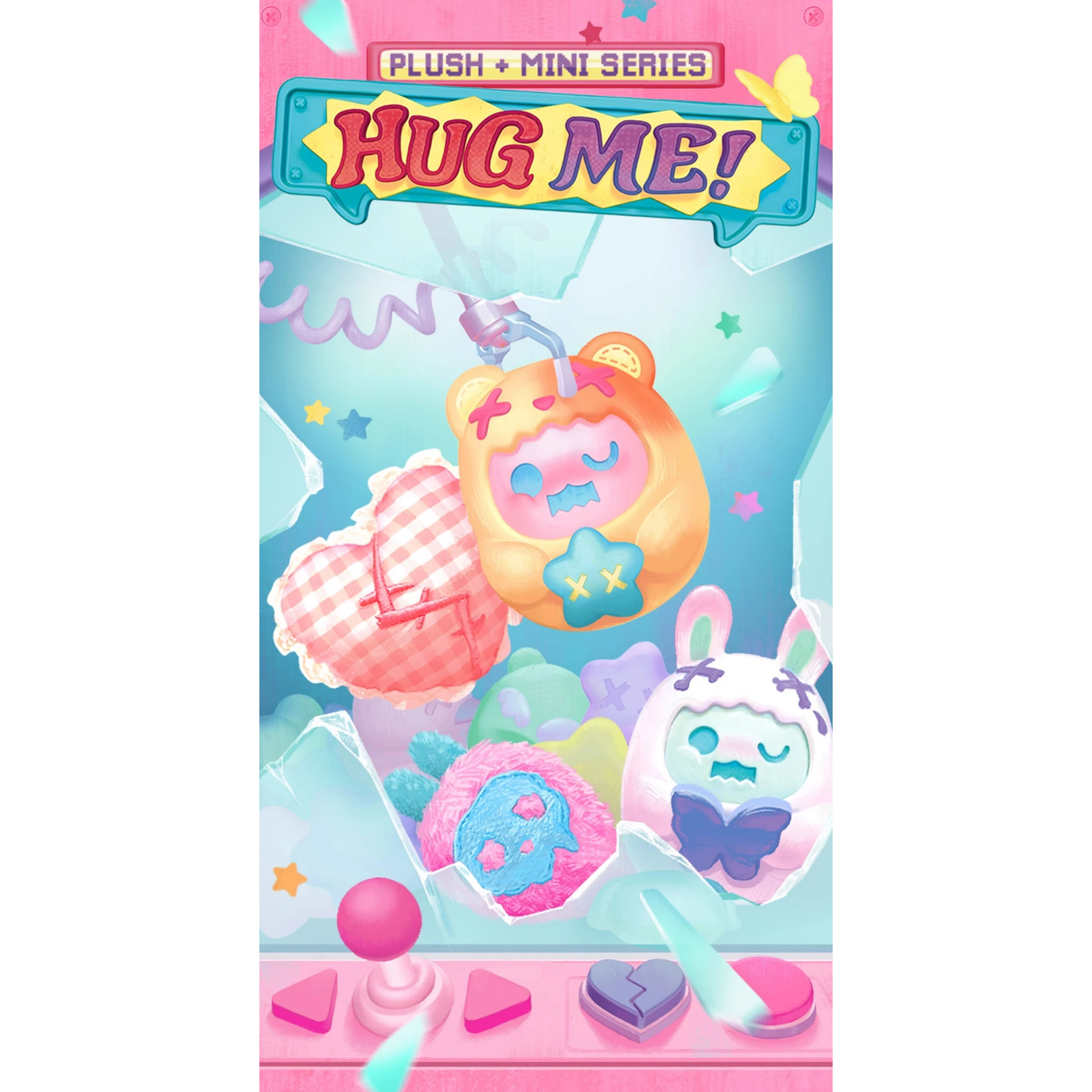 FINDING UNICORN X ShinWoo Hug Me Mini Series Blind Box-Single Box (Random)-Finding Unicorn-Ace Cards & Collectibles