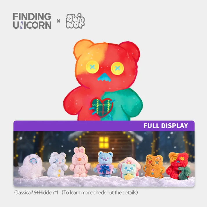 FINDING UNICORN X ShinWoo The Cold Hug Series Plush Blind Box-Single Box (Random)-Finding Unicorn-Ace Cards &amp; Collectibles