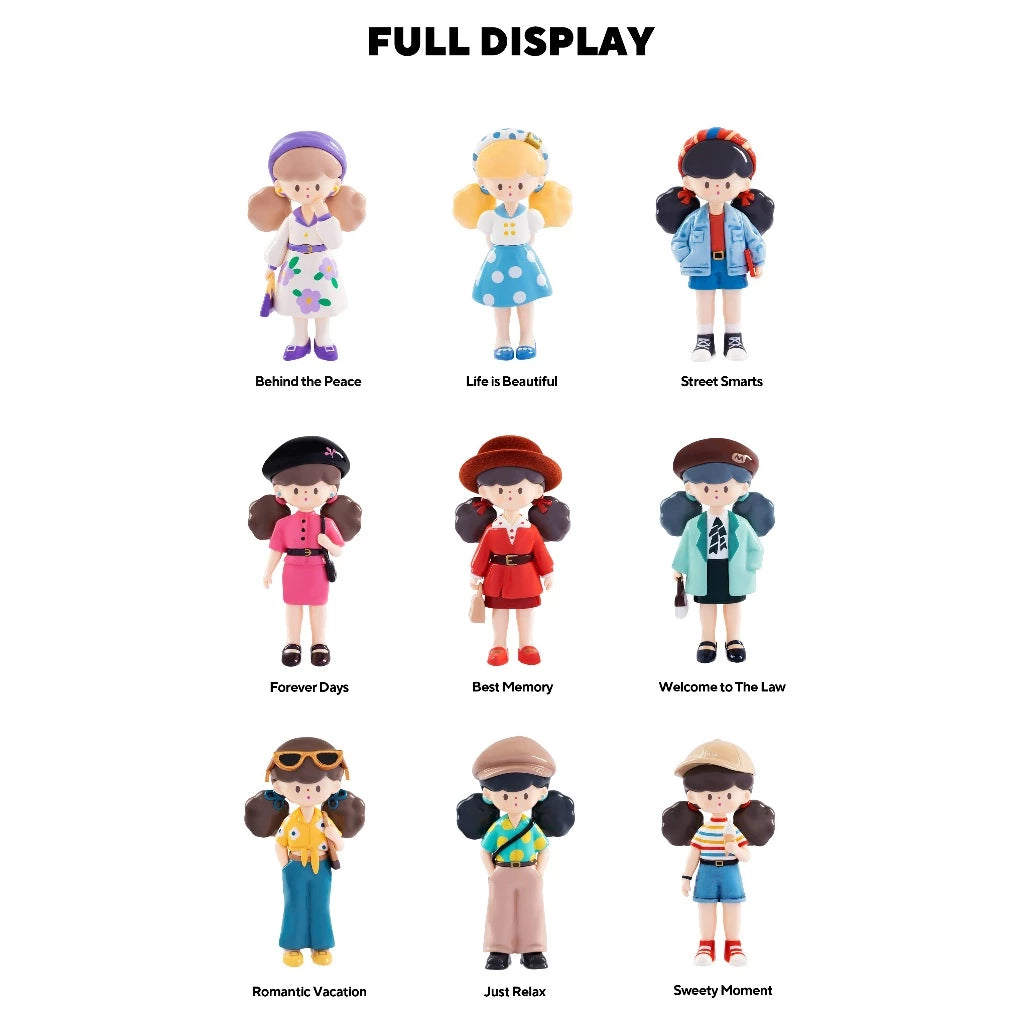 FINDING UNICORN x Molinta Retro Girls Series Series Blind Box-Single Box (Random)-Finding Unicorn-Ace Cards & Collectibles