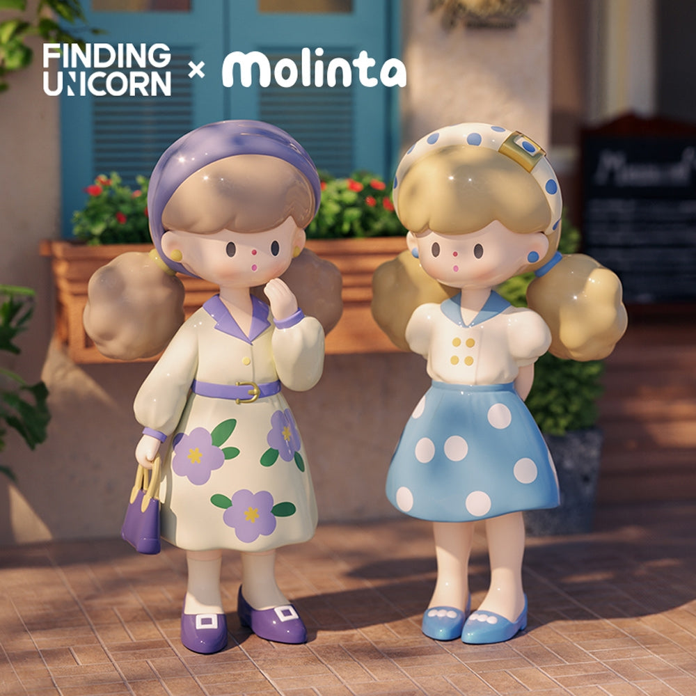 FINDING UNICORN x Molinta Retro Girls Series Series Blind Box-Single Box (Random)-Finding Unicorn-Ace Cards &amp; Collectibles