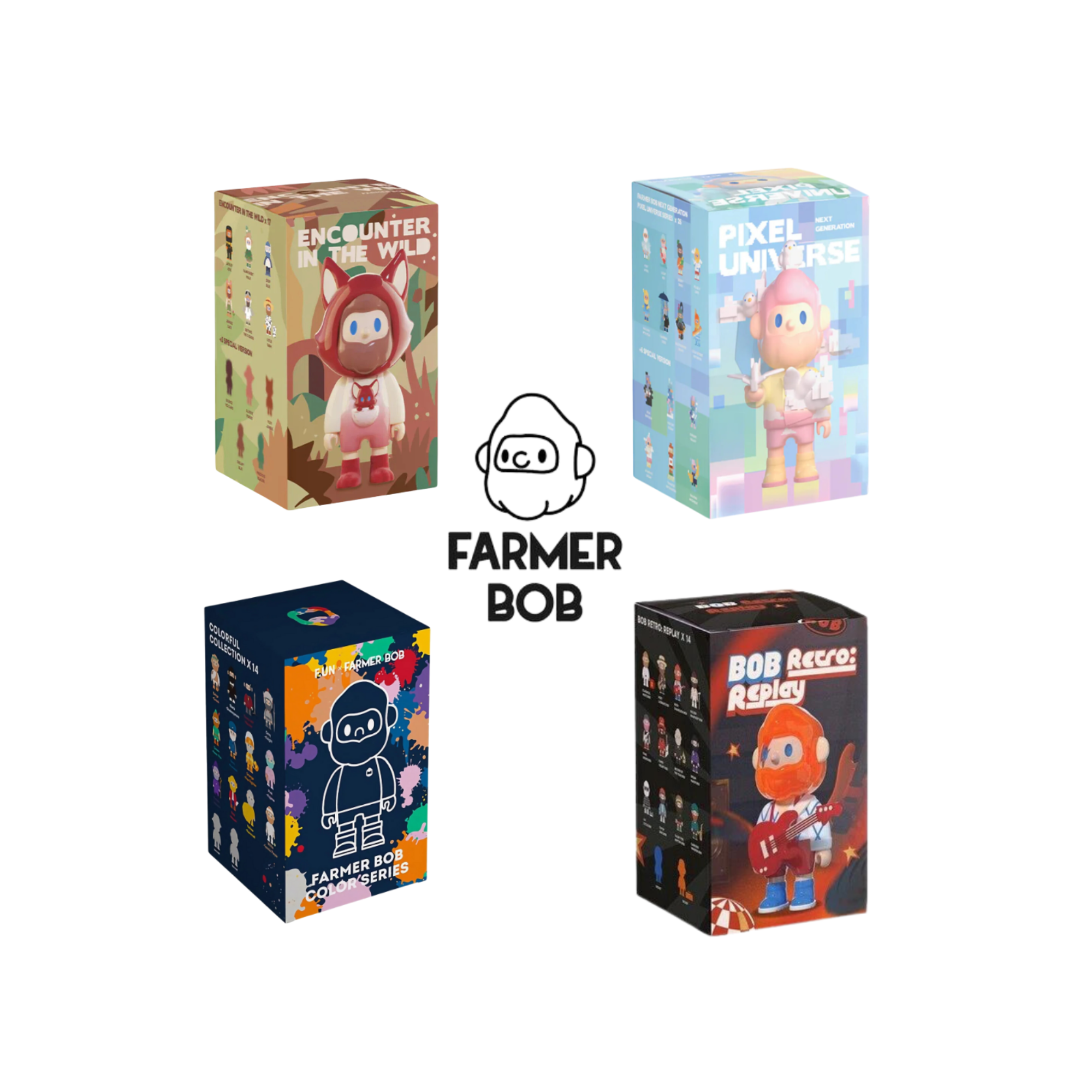 Finding Unicorn x FARMER BOB Blind Box Series - Ace Cards Sdn Bhd