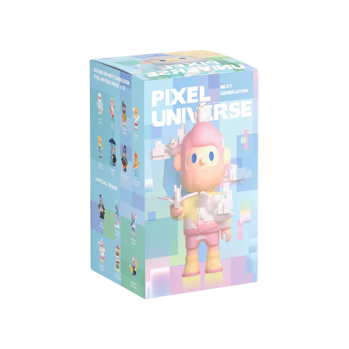 Finding Unicorn x FARMER BOB Blind Box Series-Pixel Universe-Finding Unicorn-Ace Cards &amp; Collectibles