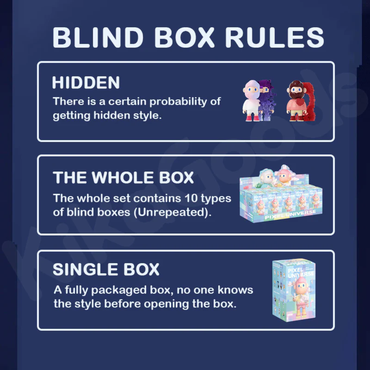 Finding Unicorn x FARMER BOB Pixel Universe Series Blind Box 10th anniversary-Single Box (Random)-Finding Unicorn-Ace Cards &amp; Collectibles