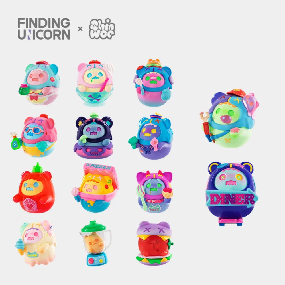 Finding Unicorn x ShinWoo Strange Ghost Diner Series-Single Box (Random)-Finding Unicorn-Ace Cards & Collectibles