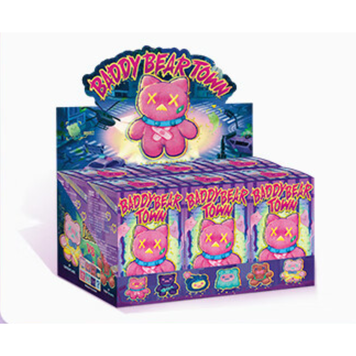 Finding Unicorn x Shinwoo Baddy Bear Town Series-Display Box (12pcs)-Finding Unicorn-Ace Cards & Collectibles