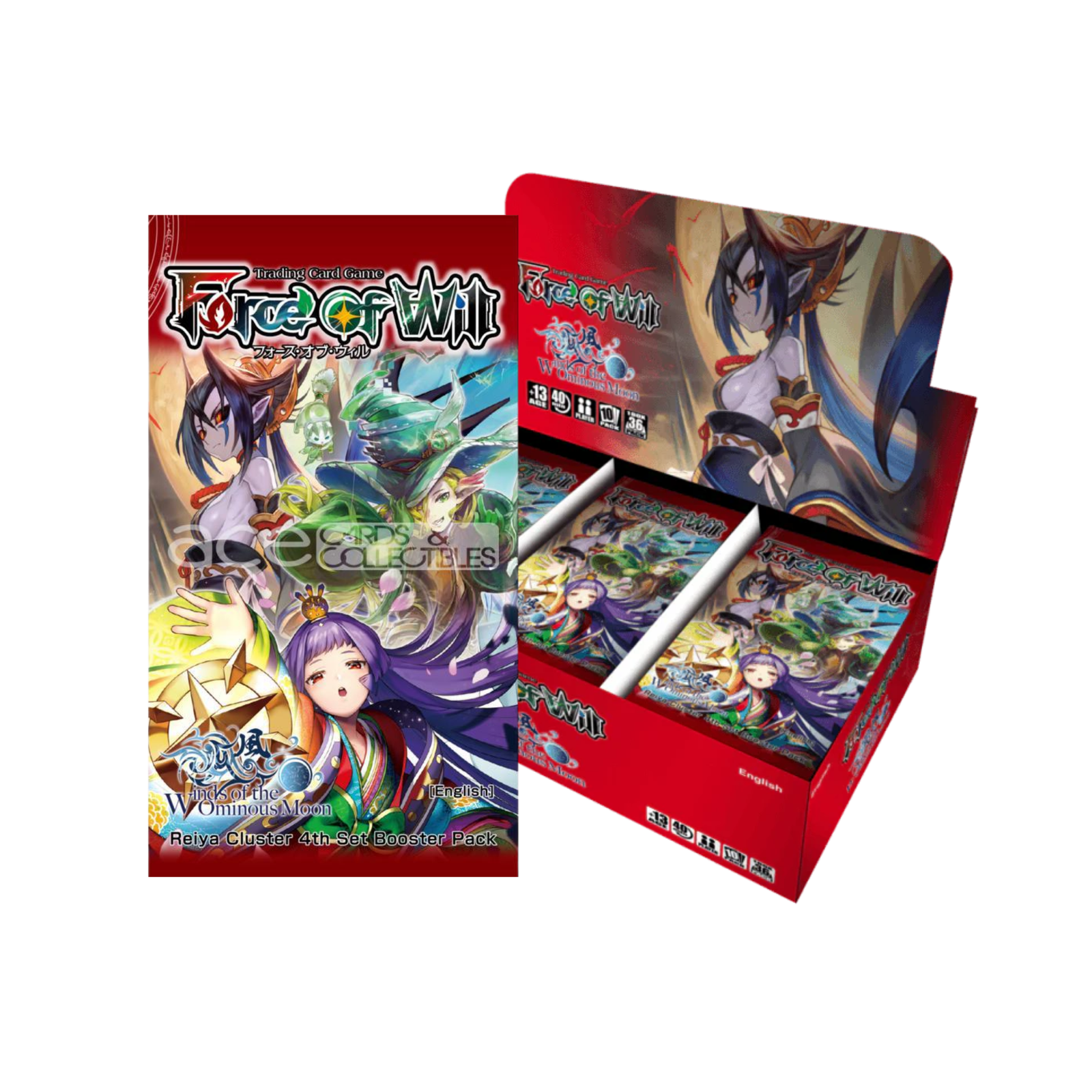 Force Of Will TCG: Reiya Cluster - Winds of the Ominous Moon-Single Pack (Random)-Force Of Will-Ace Cards & Collectibles