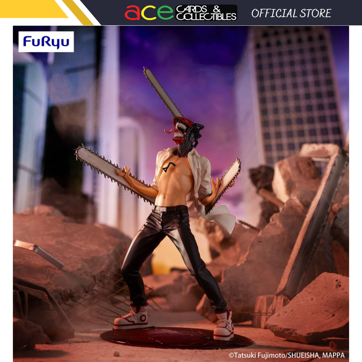Chainsaw Man Exceed Creative Figure &quot;Chainsaw Man&quot;-FuRyu-Ace Cards &amp; Collectibles