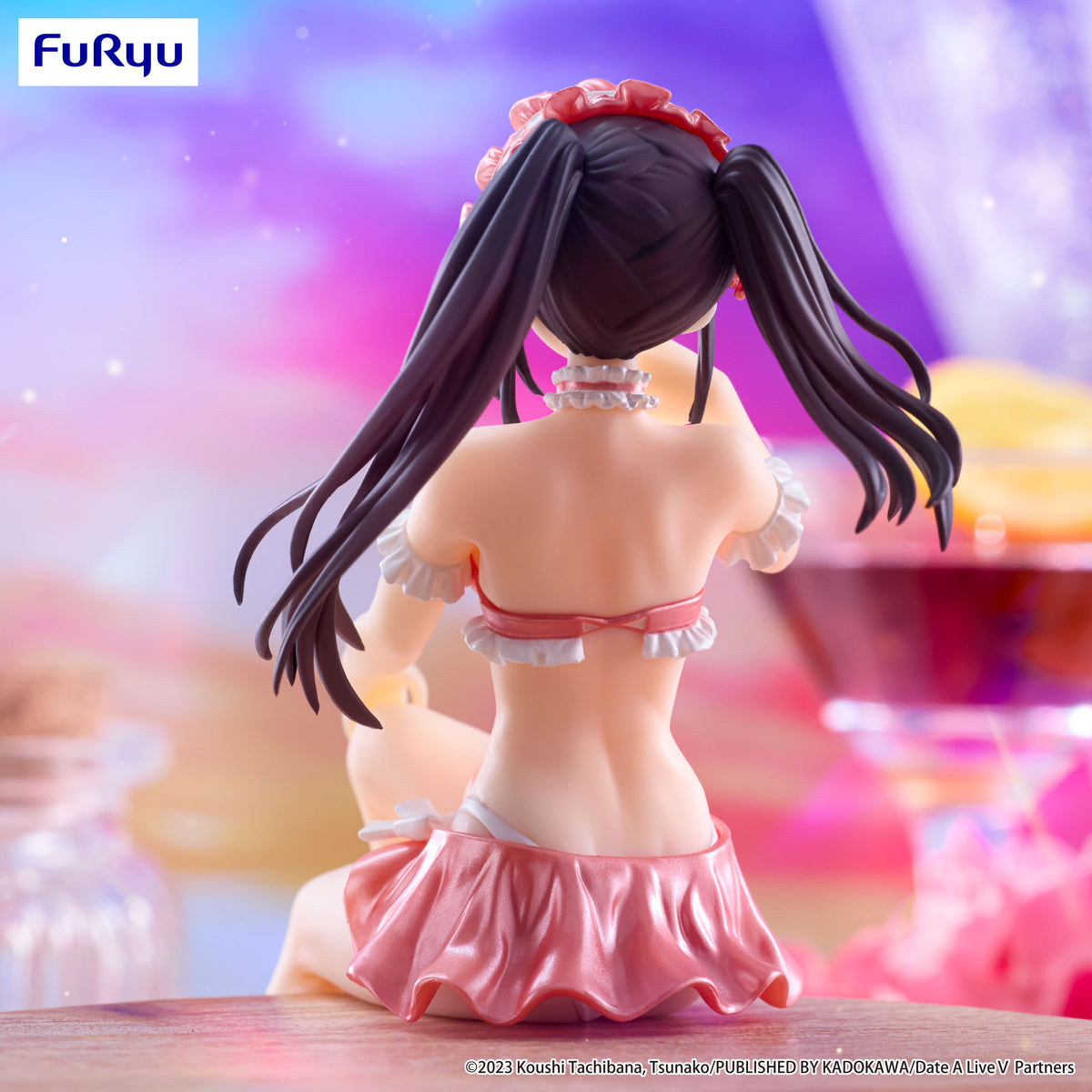 Date A Live V Noodle Stopper Figure "Kurumi Tokisaki" (Swimsuit Pastel Red Color Ver.)-FuRyu-Ace Cards & Collectibles