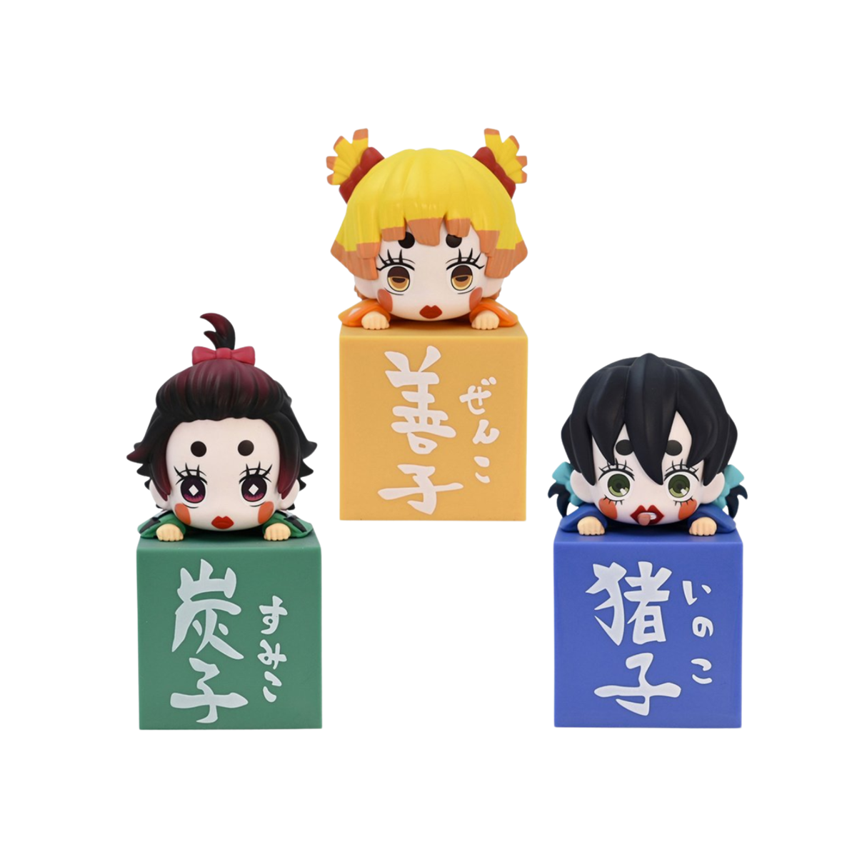 Demon Slayer: Kimetsu no Yaiba Hikkake Figure "Sumiko/Zenko/Inoko"-Complete Set of 3-FuRyu-Ace Cards & Collectibles
