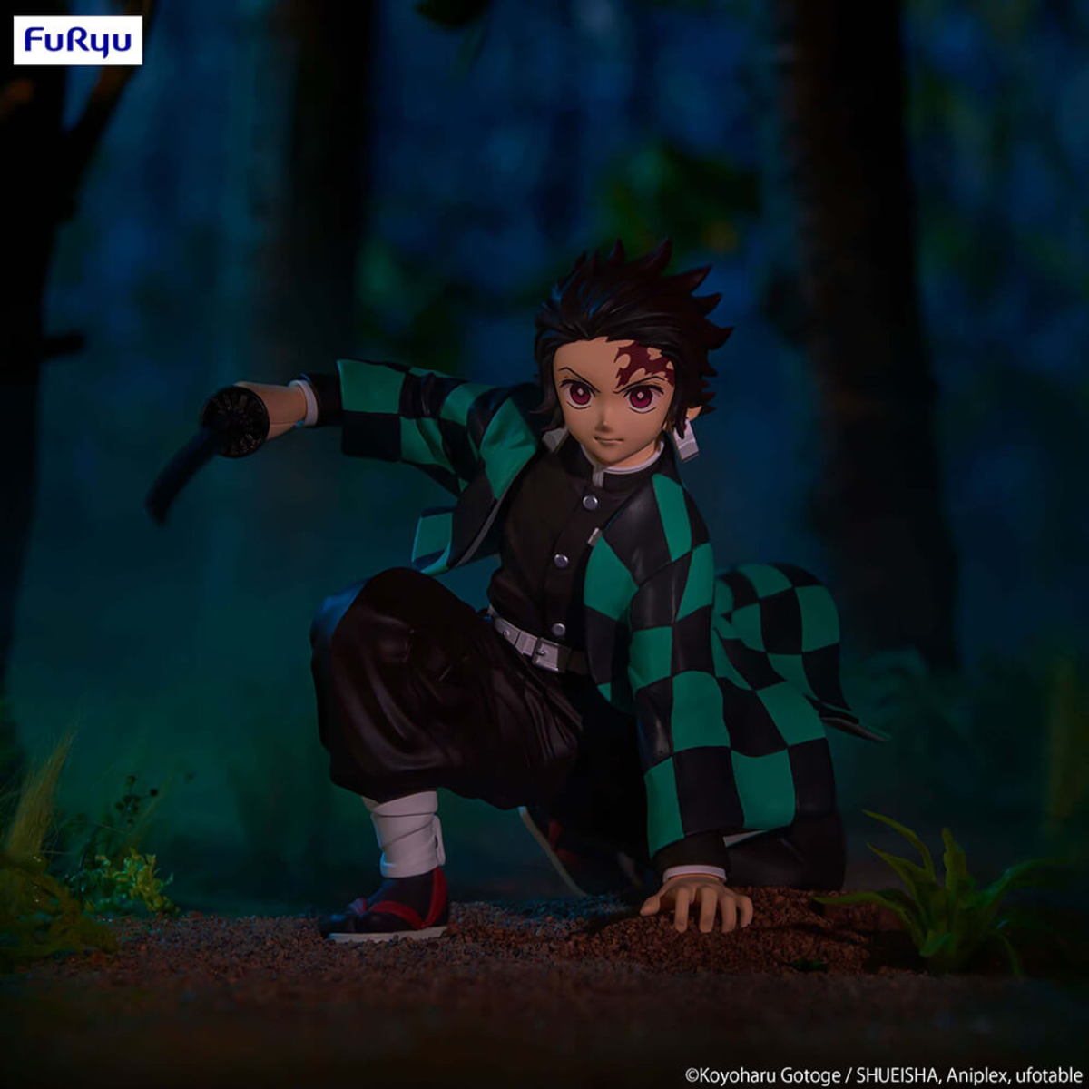Demon Slayer : Kimetsu no Yaiba Noodle Stopper Figure "Kamado Tanjiro"-FuRyu-Ace Cards & Collectibles