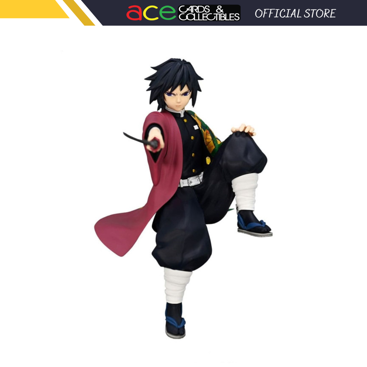 Demon Slayer: Kimetsu no Yaiba Noodle Stopper Figure &quot;Tomioka Giyu&quot;-FuRyu-Ace Cards &amp; Collectibles