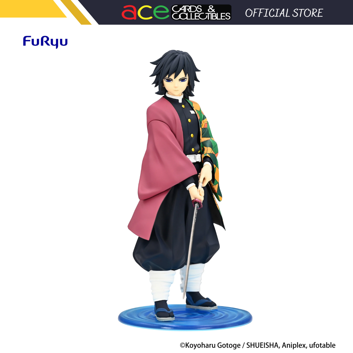 Demon Slayer: Kimetsu no Yaiba Trio-Try-iT Figure &quot;Tomioka Giyu&quot;-FuRyu-Ace Cards &amp; Collectibles