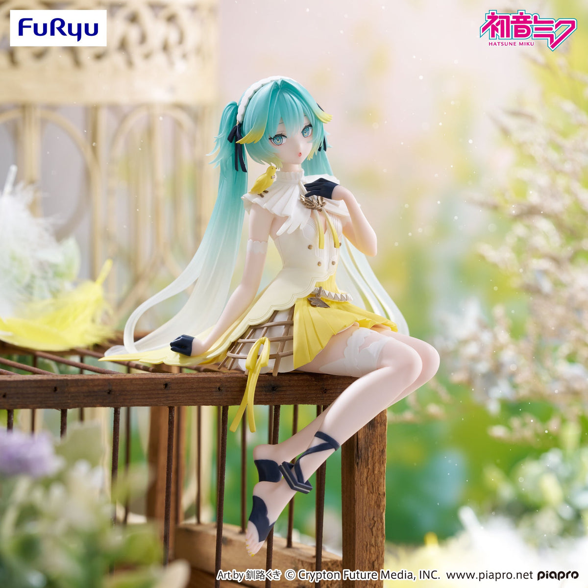 FURYU Hatsune Miku Noodle Stopper Figure: Canary Bird-FuRyu-Ace Cards & Collectibles