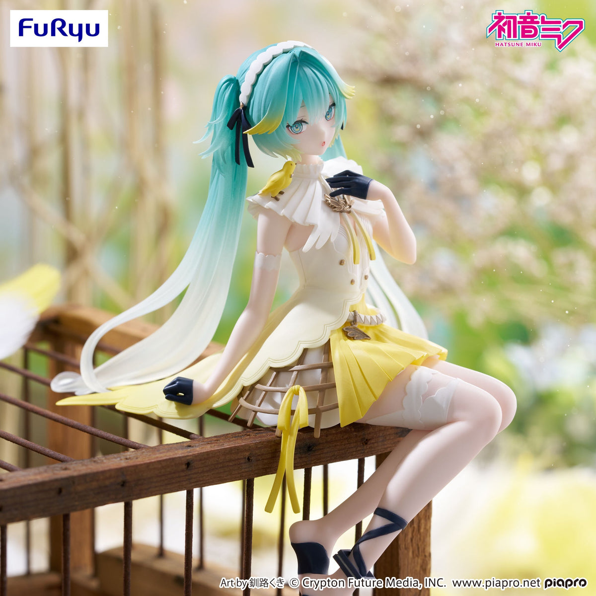 FURYU Hatsune Miku Noodle Stopper Figure: Canary Bird-FuRyu-Ace Cards & Collectibles