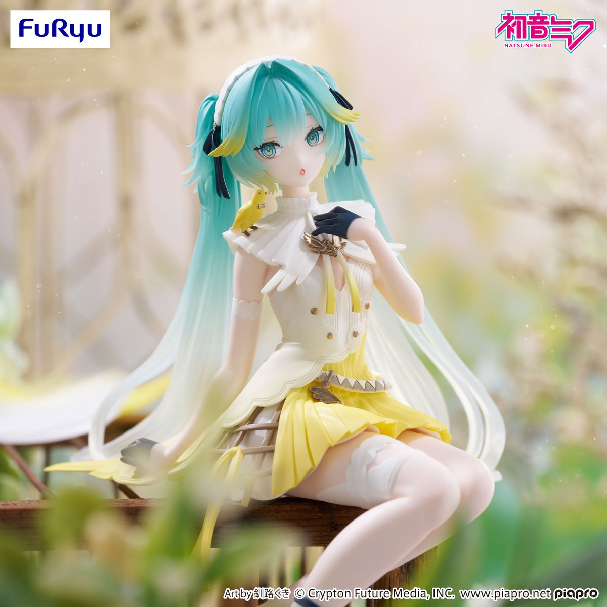 FURYU Hatsune Miku Noodle Stopper Figure: Canary Bird-FuRyu-Ace Cards & Collectibles