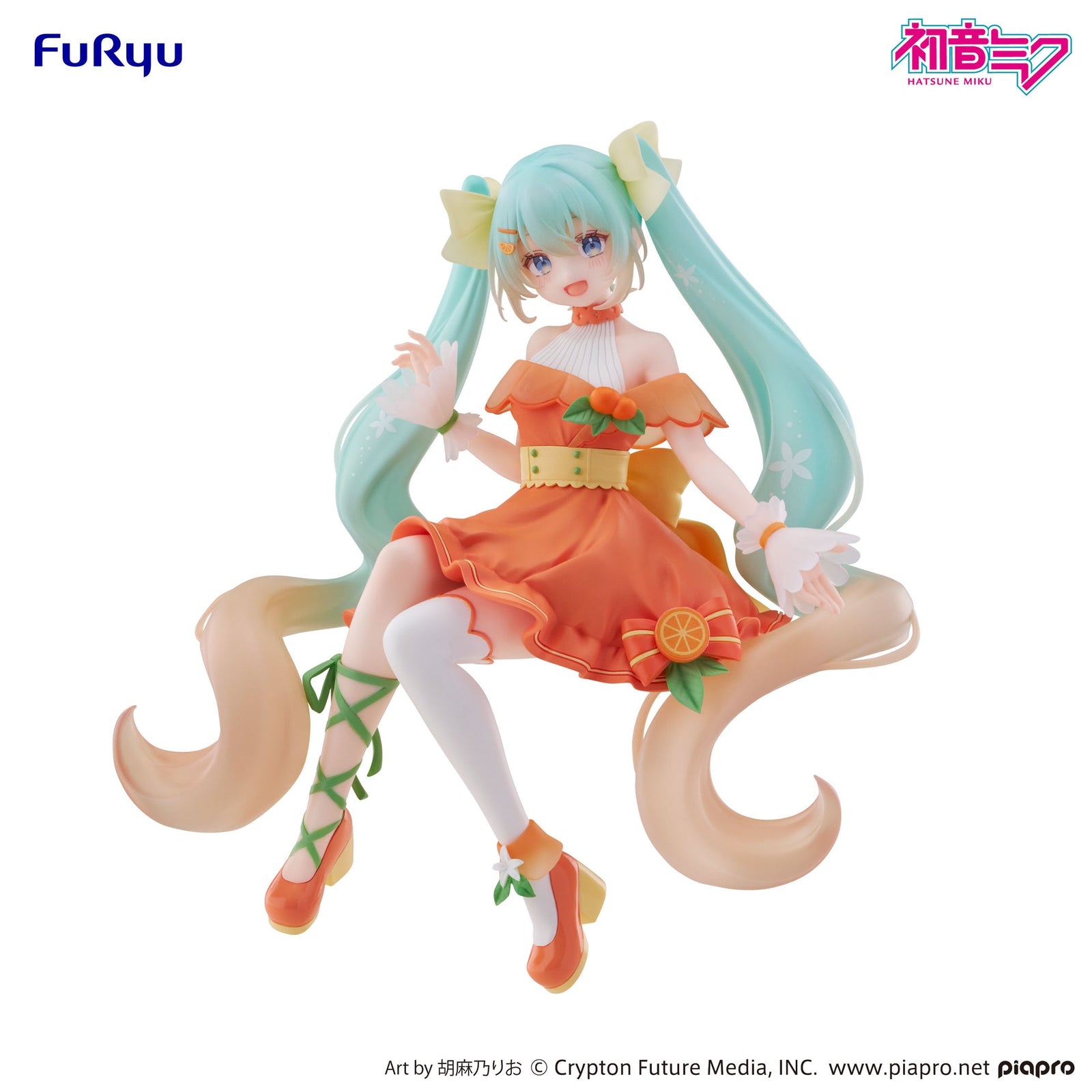 FURYU Hatsune Miku Noodle Stopper Figure: Hatsune Miku Citrus ver.-Deposit Payment-FuRyu-Ace Cards & Collectibles