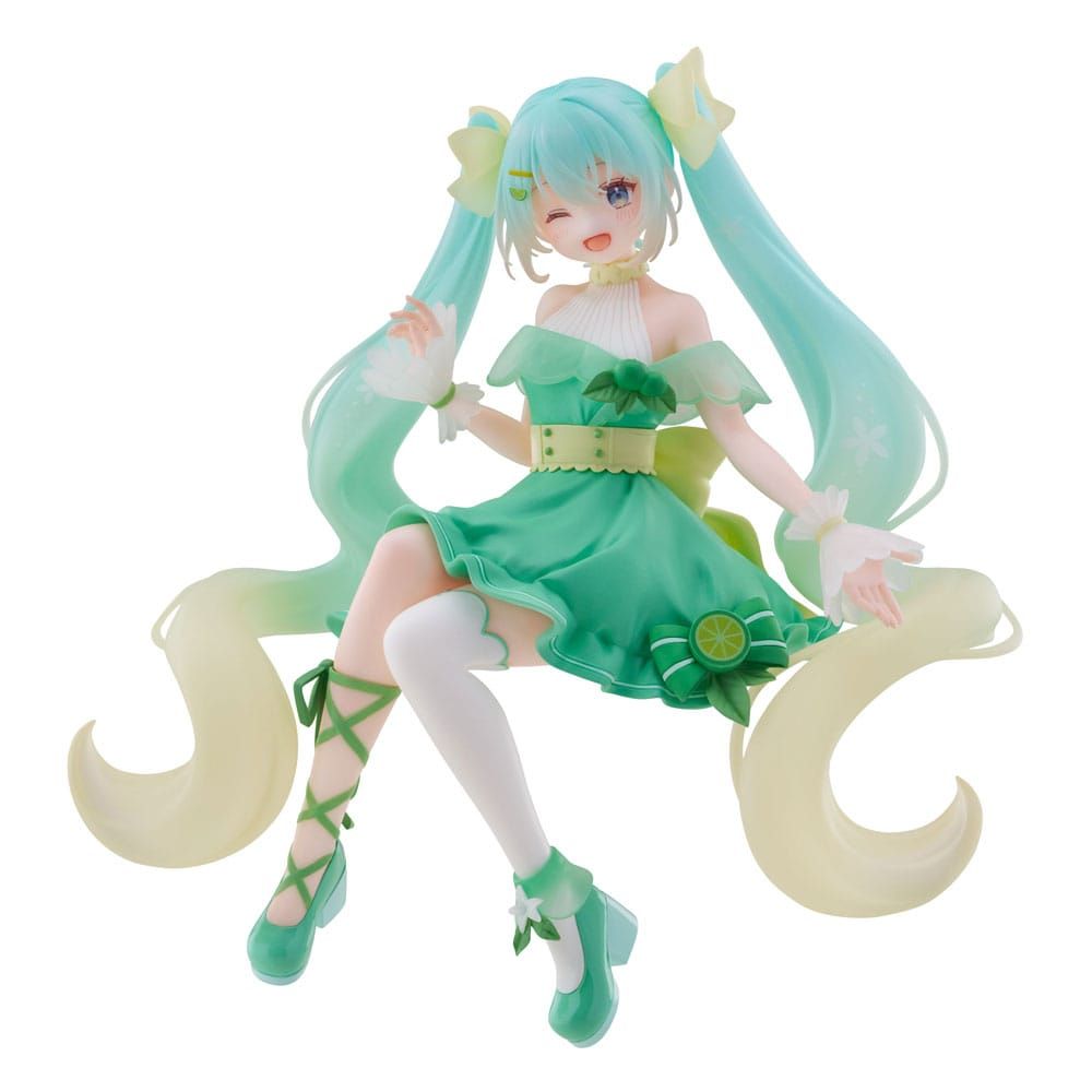 FURYU Hatsune Miku Noodle Stopper Figure: Hatsune Miku Lime ver.-FuRyu-Ace Cards & Collectibles
