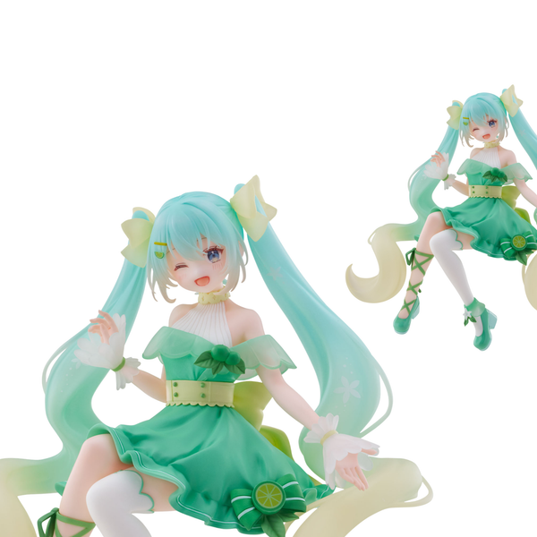 FURYU Hatsune Miku Noodle Stopper Figure: Hatsune Miku Lime ver.-FuRyu-Ace Cards & Collectibles