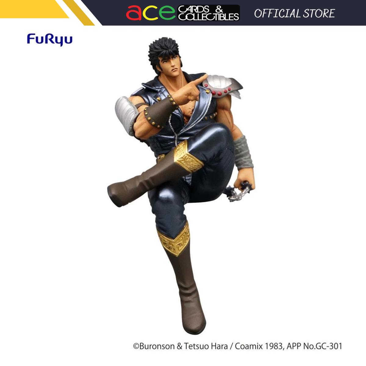 Fist Of The North Star Noodle Stopper Figure "Kenshiro"-FuRyu-Ace Cards & Collectibles