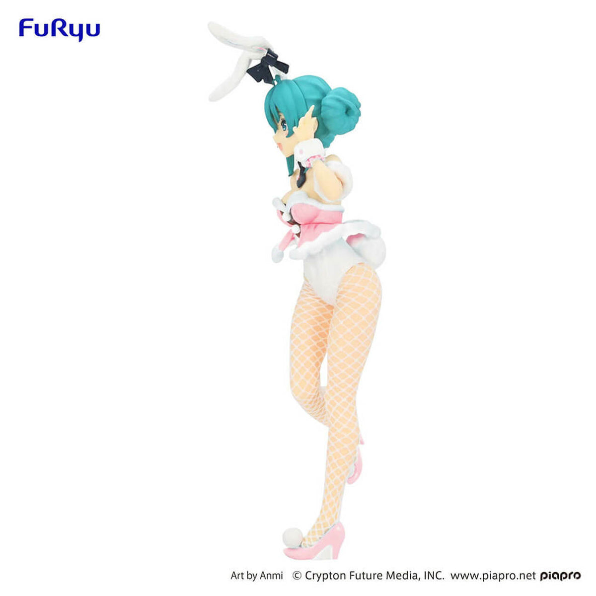 Hatsune Miku BiCute Bunnies Figure &quot;Hatsune Miku&quot; (White Rabbit Baby Pink Ver.)-FuRyu-Ace Cards &amp; Collectibles