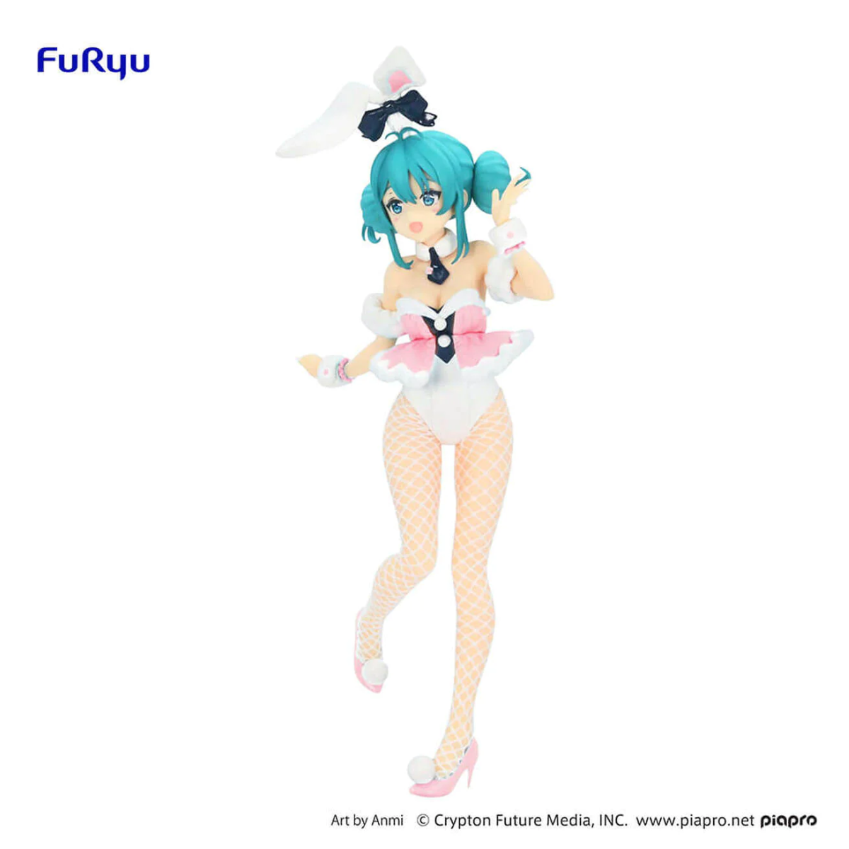 Hatsune Miku BiCute Bunnies Figure "Hatsune Miku" (White Rabbit Baby Pink Ver.)-FuRyu-Ace Cards & Collectibles