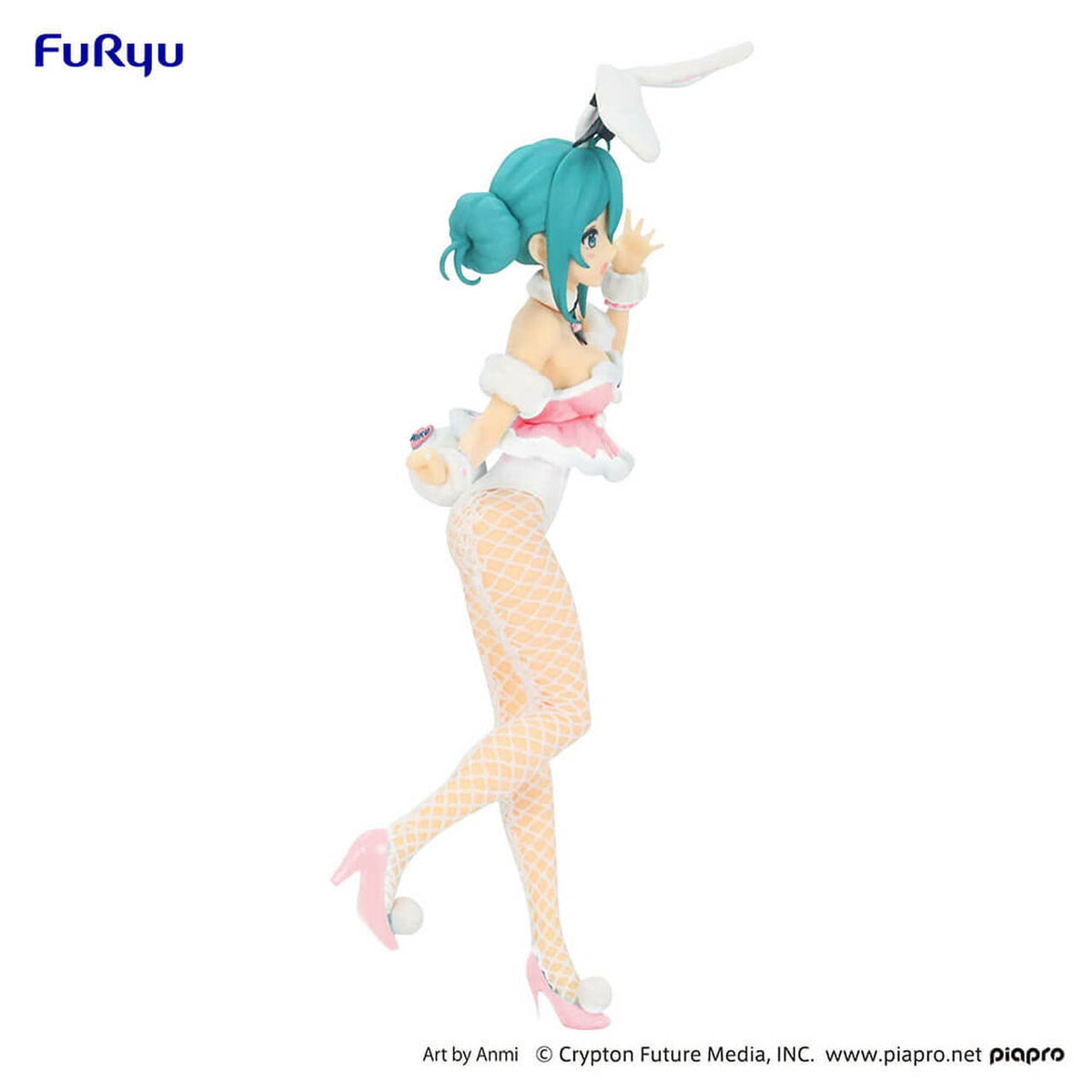 Hatsune Miku BiCute Bunnies Figure "Hatsune Miku" (White Rabbit Baby Pink Ver.)-FuRyu-Ace Cards & Collectibles