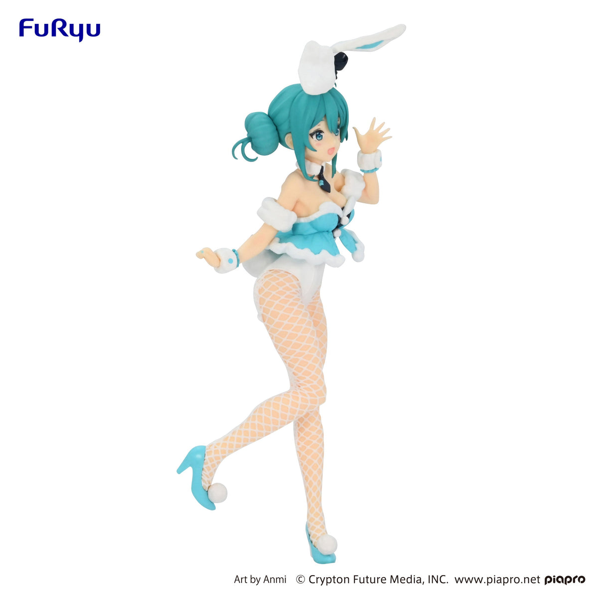 Hatsune Miku BiCute Bunnies Figure "Hatsune Miku" (White Rabbit Ver.)-FuRyu-Ace Cards & Collectibles