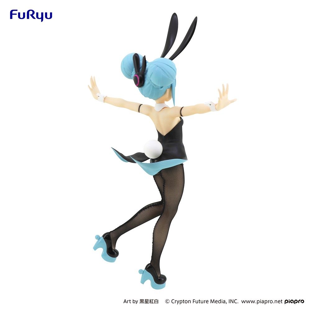 Hatsune Miku BiCute Bunnies Figure &quot;Hatsune Miku/Black&quot; (Re-run)-FuRyu-Ace Cards &amp; Collectibles