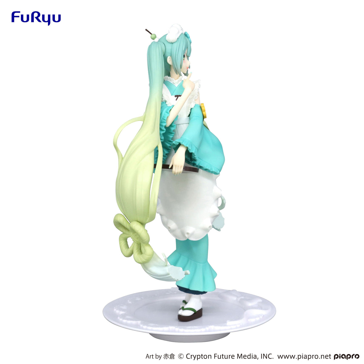 Hatsune Miku Exceed Creative Figure &quot;Hatsune Miku&quot; (Matcha Green Tea Parfait Mint Ver.)-FuRyu-Ace Cards &amp; Collectibles