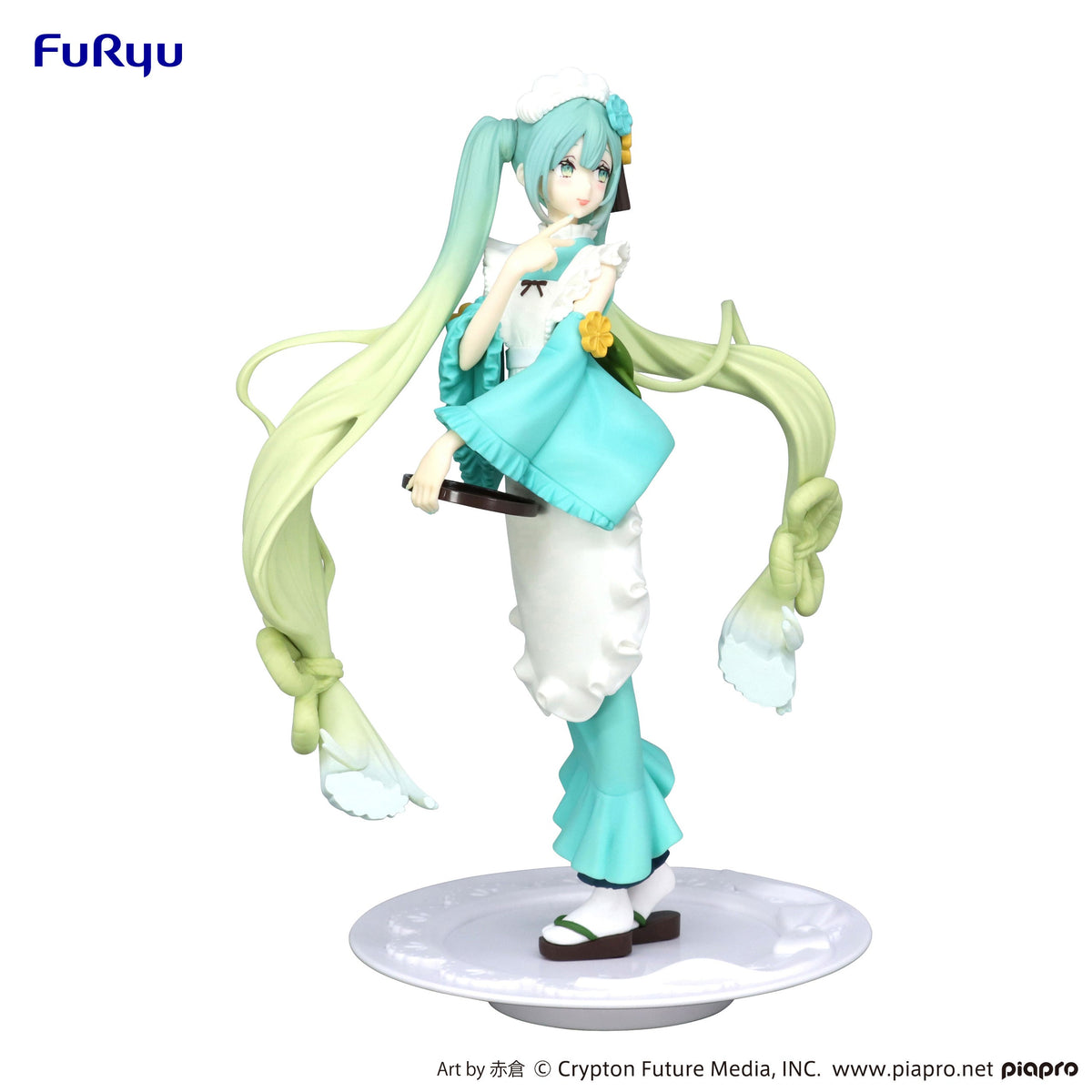 Hatsune Miku Exceed Creative Figure "Hatsune Miku" (Matcha Green Tea Parfait Mint Ver.)-FuRyu-Ace Cards & Collectibles