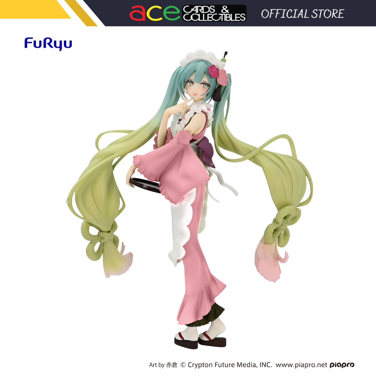 Hatsune Miku Exceed Creative Figure (Matcha Green Tea Parfait/Another Color Ver.)-FuRyu-Ace Cards &amp; Collectibles