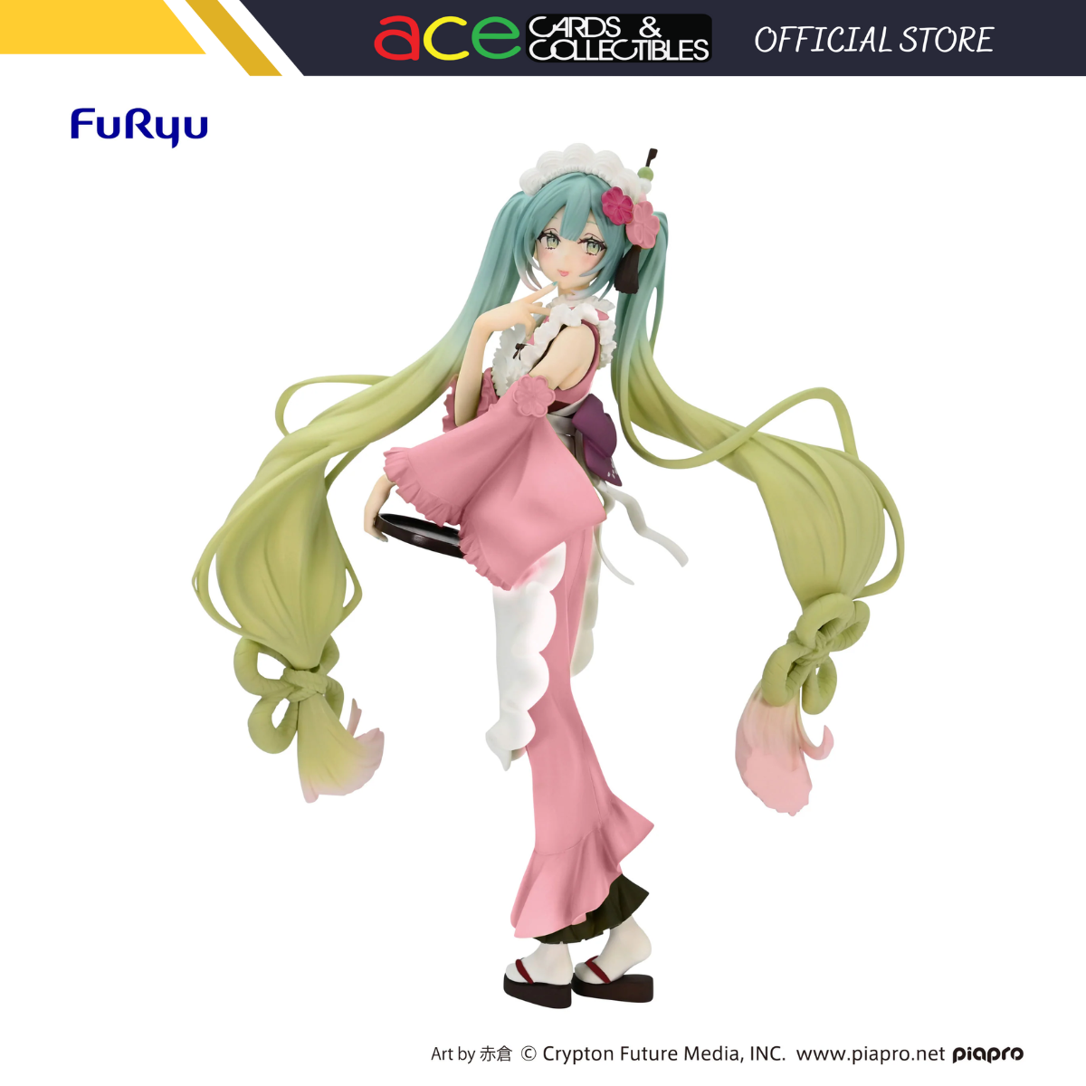 Hatsune Miku Exceed Creative Figure (Matcha Green Tea Parfait/Another Color Ver.)-FuRyu-Ace Cards & Collectibles