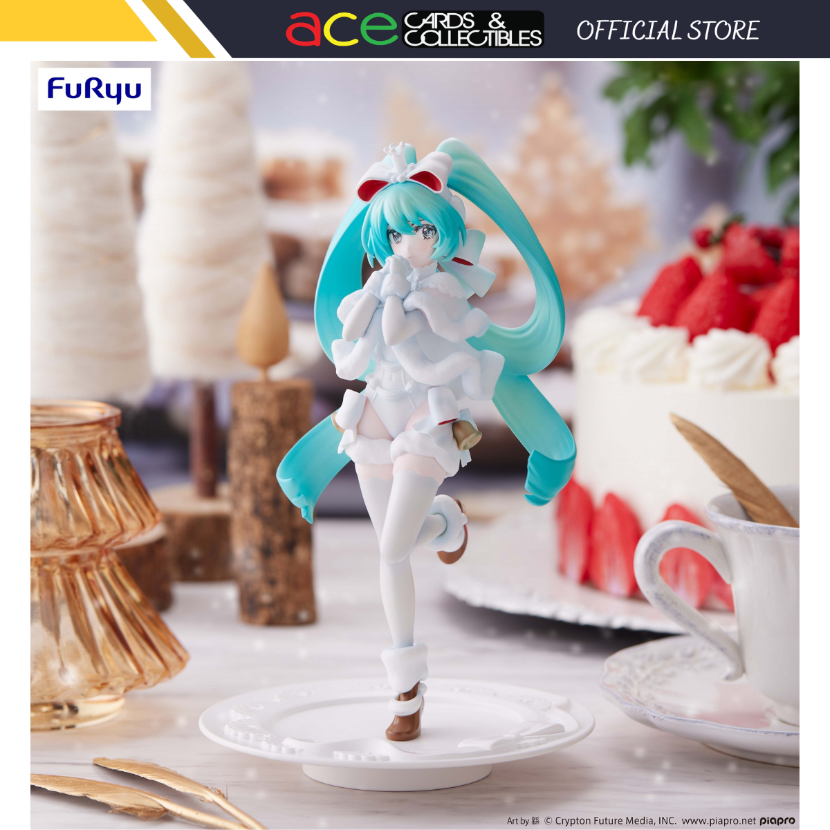 Hatsune Miku Exceed Creative Figure "Noel" (Sweet Sweets Series)-FuRyu-Ace Cards & Collectibles