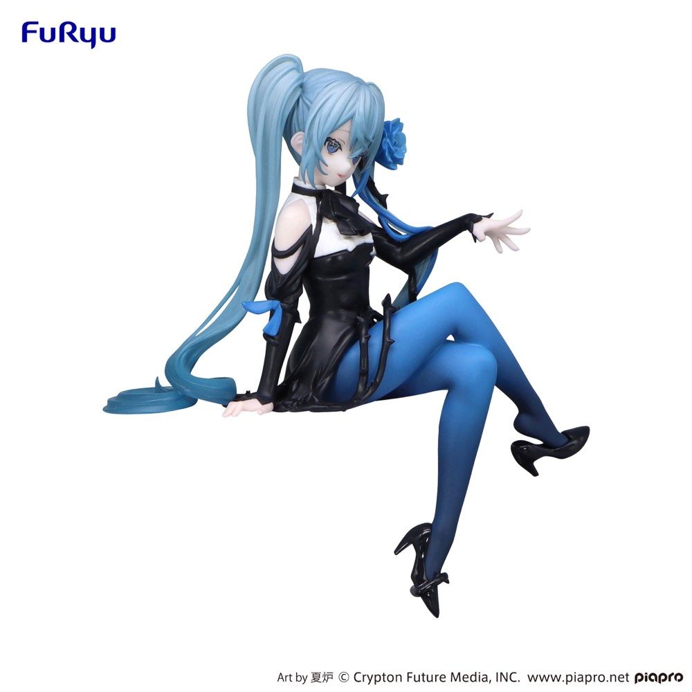 Hatsune Miku Noodle Stopper Figure &quot;Hatsune Miku&quot; (Blue Rose)-FuRyu-Ace Cards &amp; Collectibles