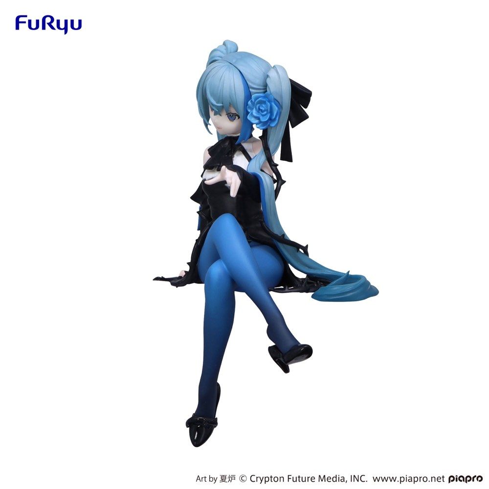 Hatsune Miku Noodle Stopper Figure &quot;Hatsune Miku&quot; (Blue Rose)-FuRyu-Ace Cards &amp; Collectibles