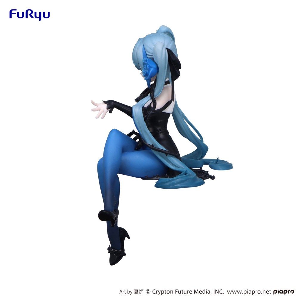 Hatsune Miku Noodle Stopper Figure &quot;Hatsune Miku&quot; (Blue Rose)-FuRyu-Ace Cards &amp; Collectibles