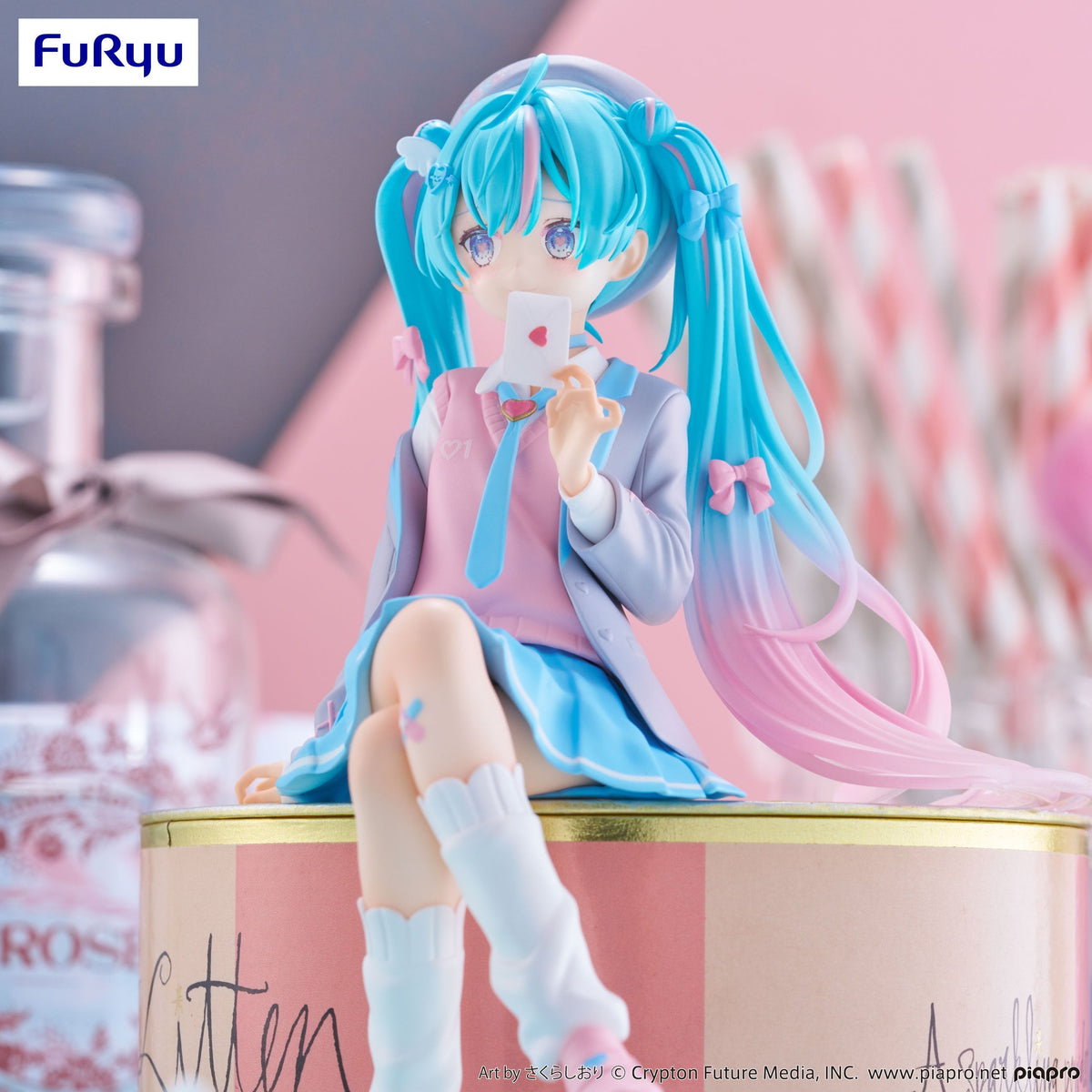 Hatsune Miku Noodle Stopper Figure &quot;Love Blazer&quot;-FuRyu-Ace Cards &amp; Collectibles