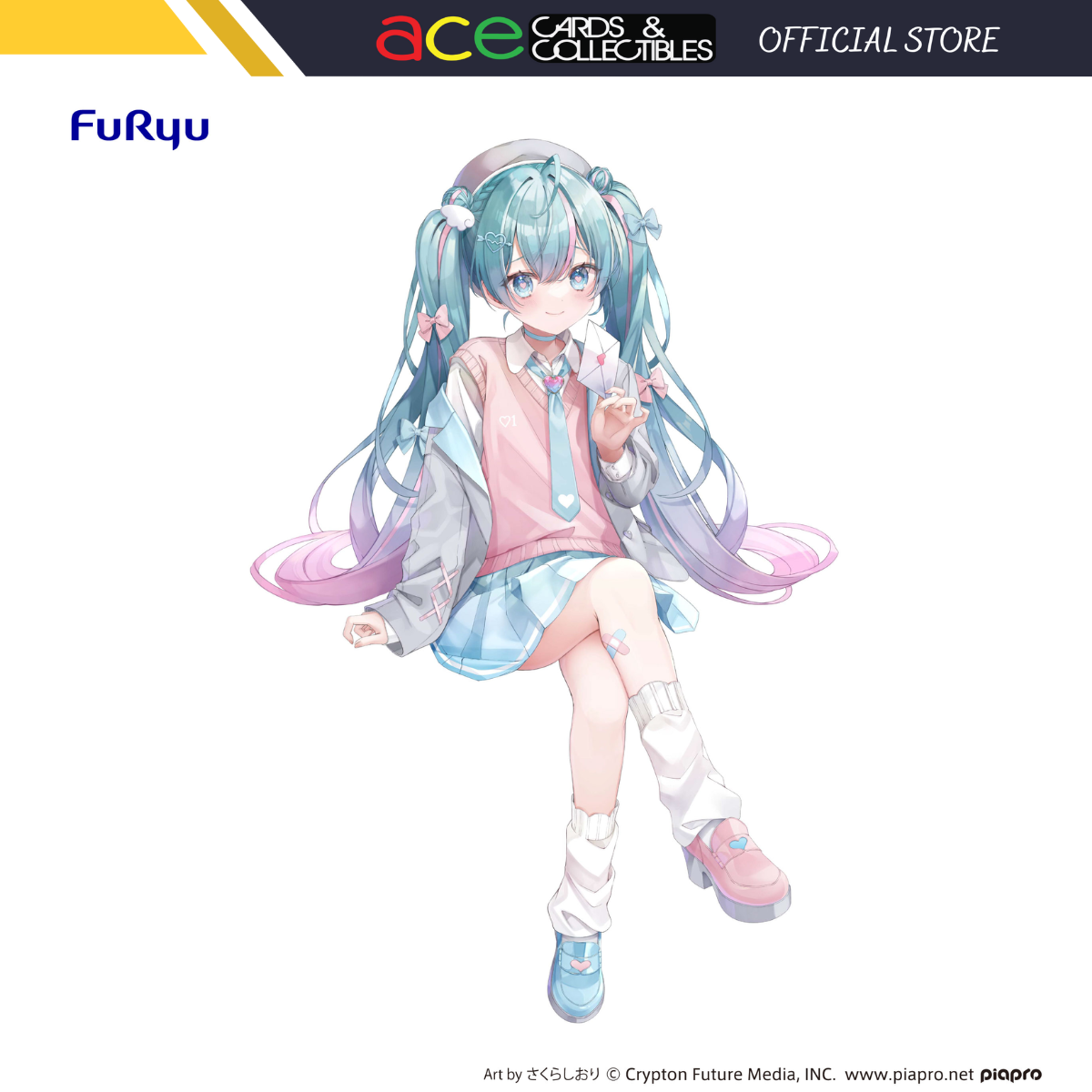 Hatsune Miku Noodle Stopper Figure &quot;Love Blazer&quot;-FuRyu-Ace Cards &amp; Collectibles