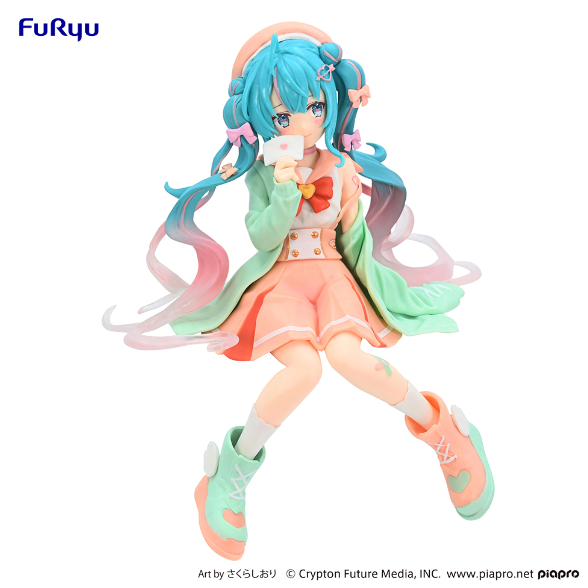 Hatsune Miku Noodle Stopper Figure (Love Sailor Citrus Cream Ver.)-FuRyu-Ace Cards &amp; Collectibles