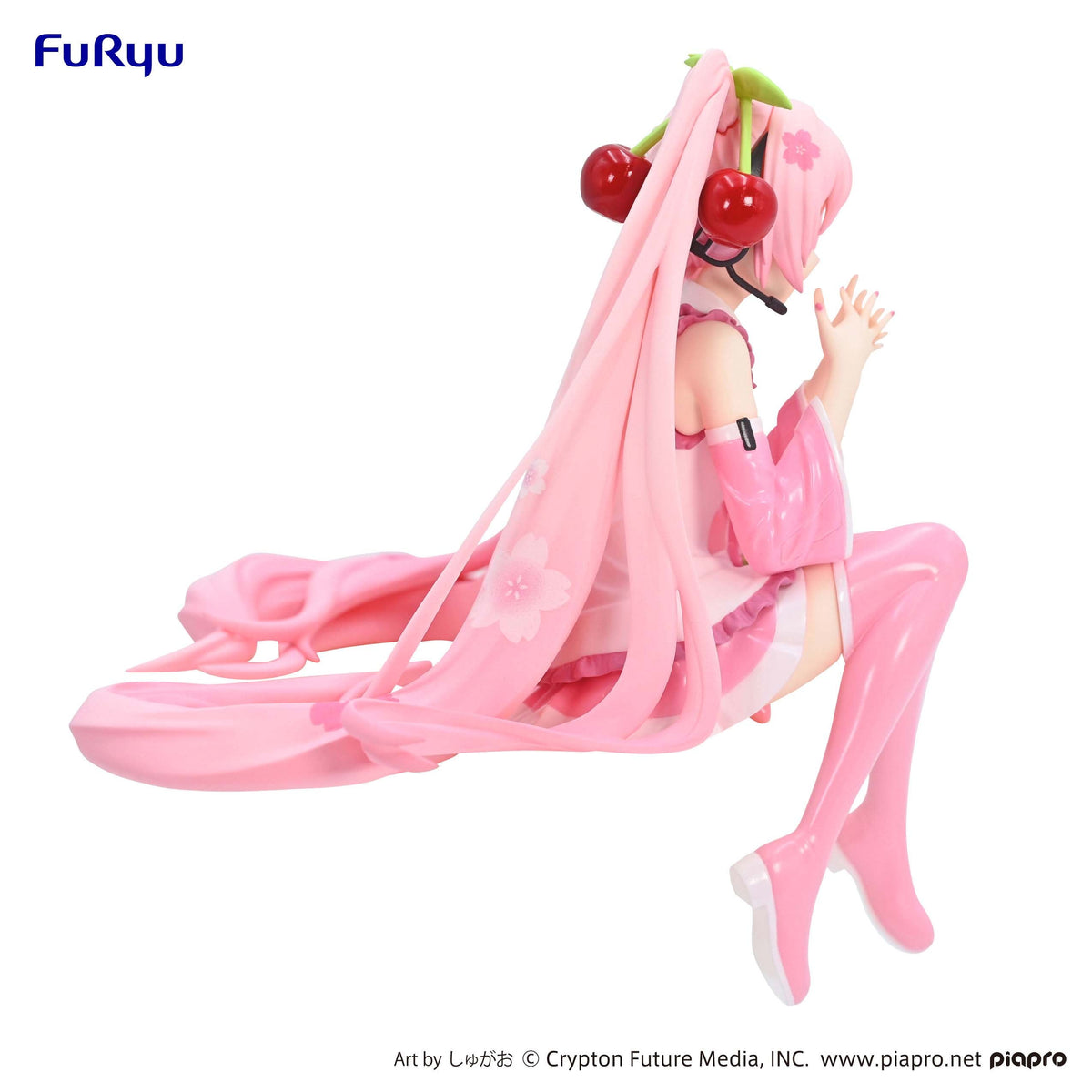 Hatsune Miku Noodle Stopper Figure &quot;Sakura Miku 2023&quot;-FuRyu-Ace Cards &amp; Collectibles